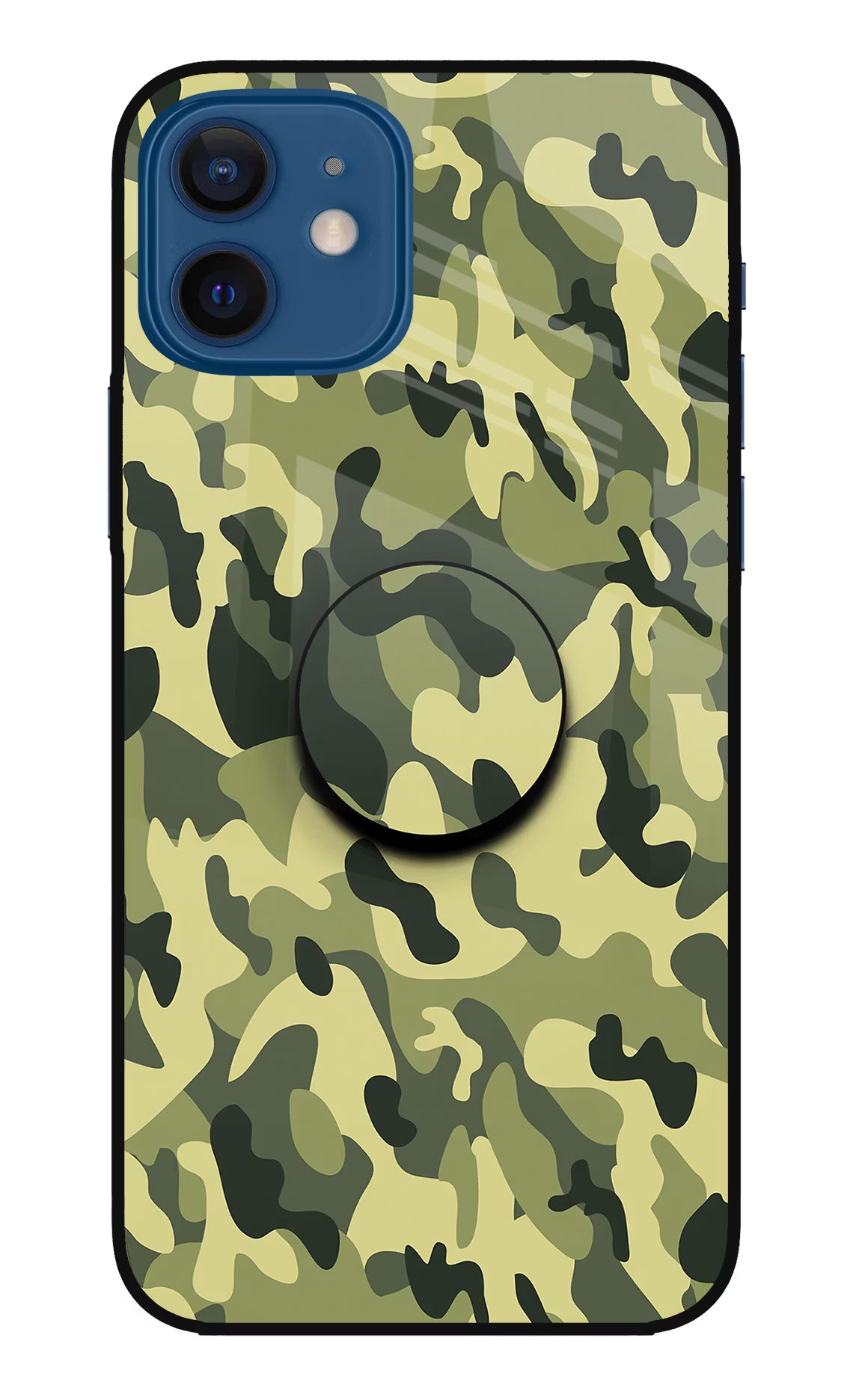 Camouflage iPhone 12 Pop Case by Casekaro