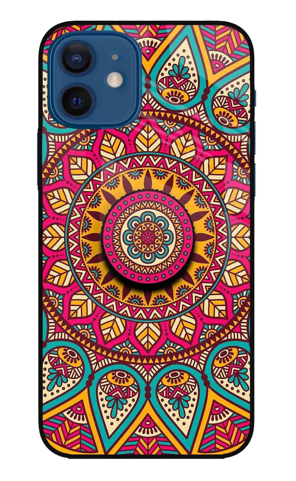 Mandala iPhone 12 Pop Case by Casekaro