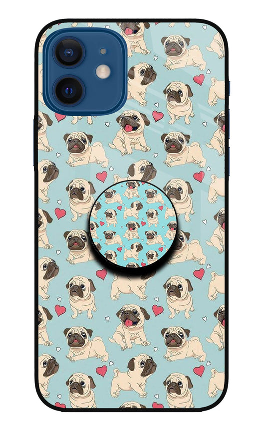 Pug Dog iPhone 12 Glass Case