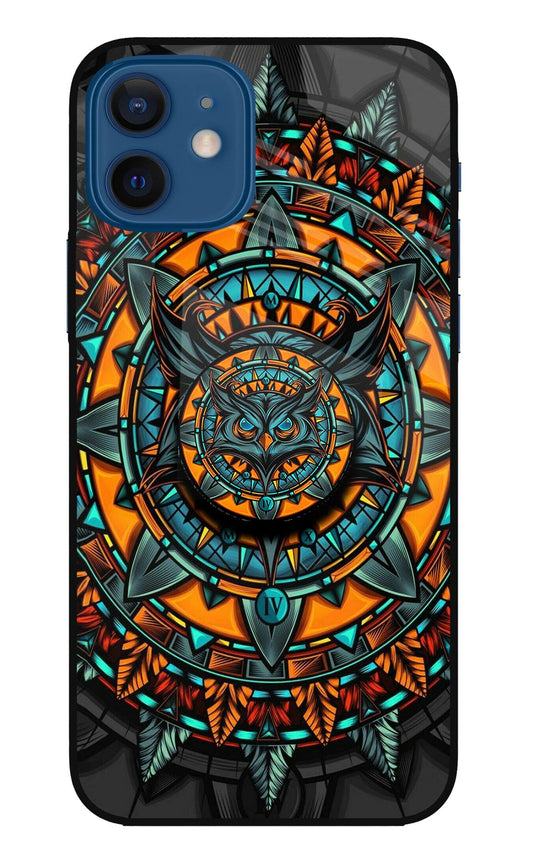 Angry Owl iPhone 12 Glass Case