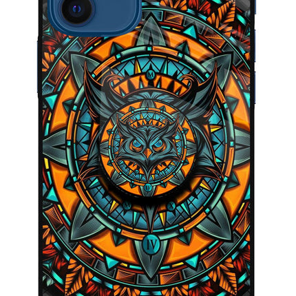 Angry Owl iPhone 12 Pop Case by Casekaro