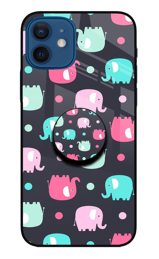 Baby Elephants iPhone 12 Glass Case