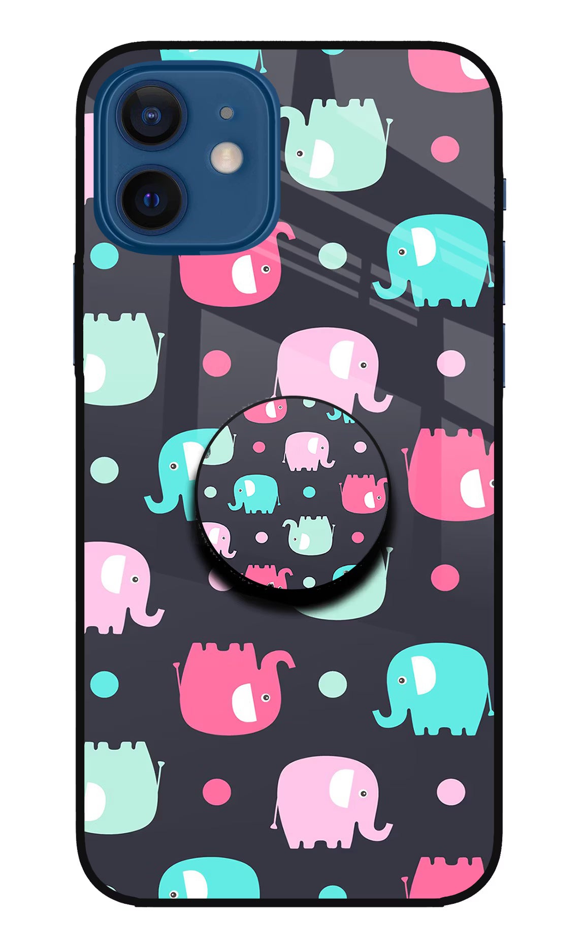 Baby Elephants iPhone 12 Pop Case by Casekaro