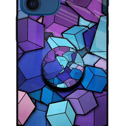 Cubic Abstract iPhone 12 Pop Case by Casekaro