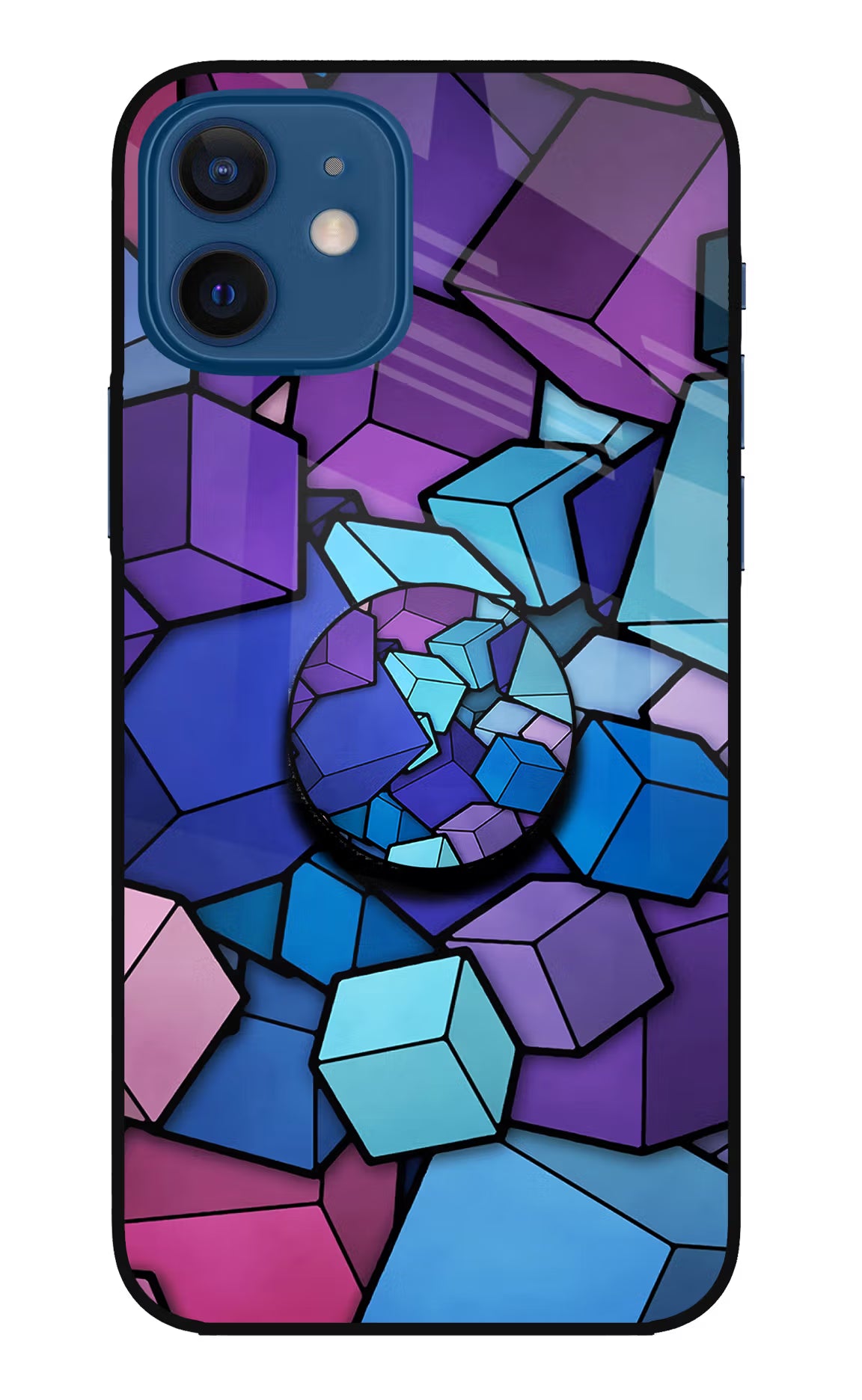 Cubic Abstract iPhone 12 Pop Case by Casekaro