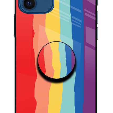 Rainbow iPhone 12 Pop Case by Casekaro