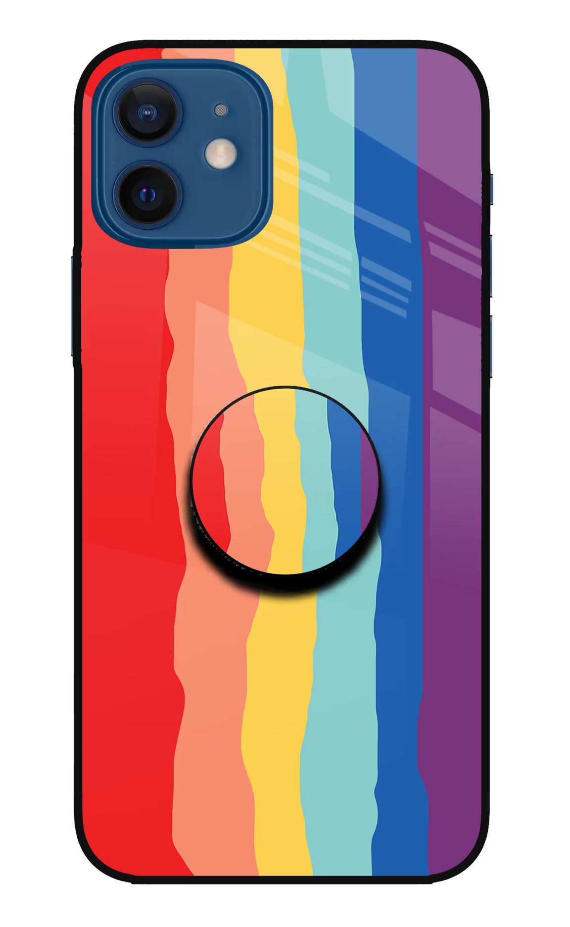 Rainbow iPhone 12 Pop Case by Casekaro