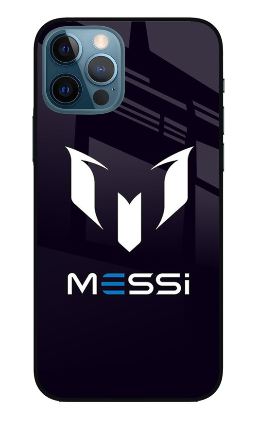 Messi Logo iPhone 12 Pro Glass Case