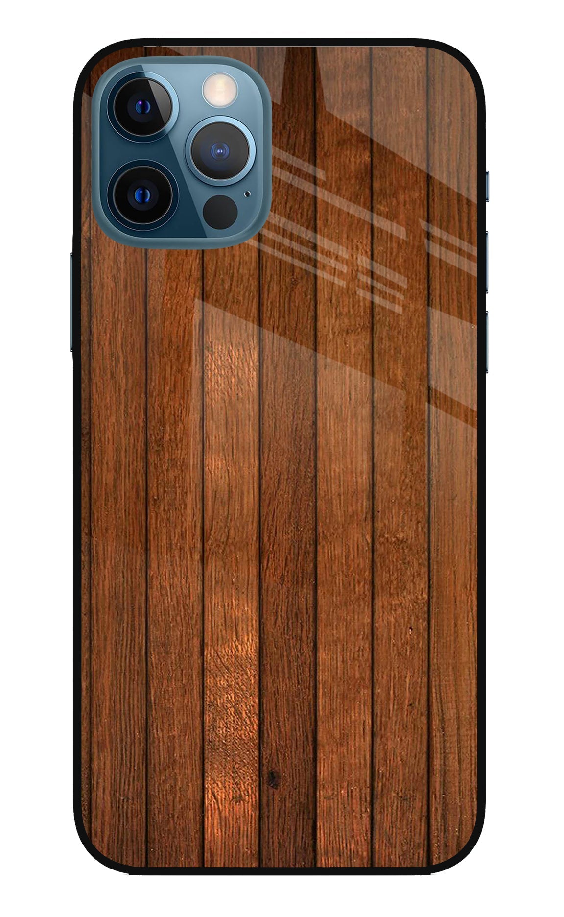 Wooden Artwork Bands iPhone 12 Pro Back Cover