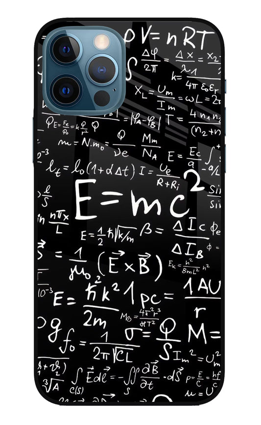 Physics Formula iPhone 12 Pro Glass Case