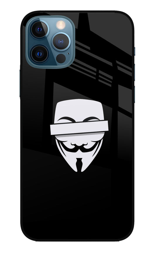 Anonymous Face iPhone 12 Pro Glass Case
