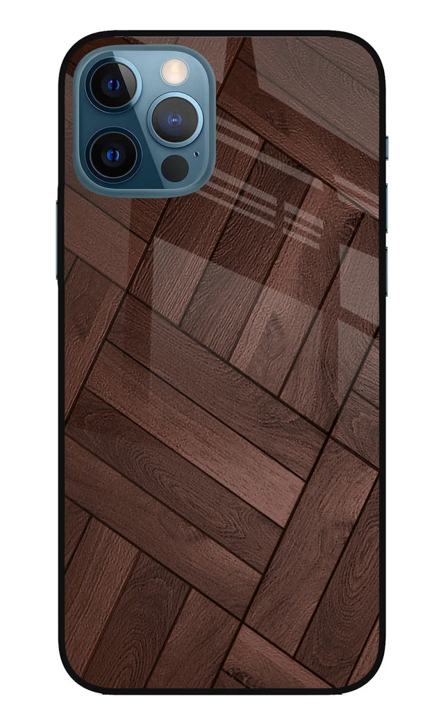 Wooden Texture Design iPhone 12 Pro Glass Case