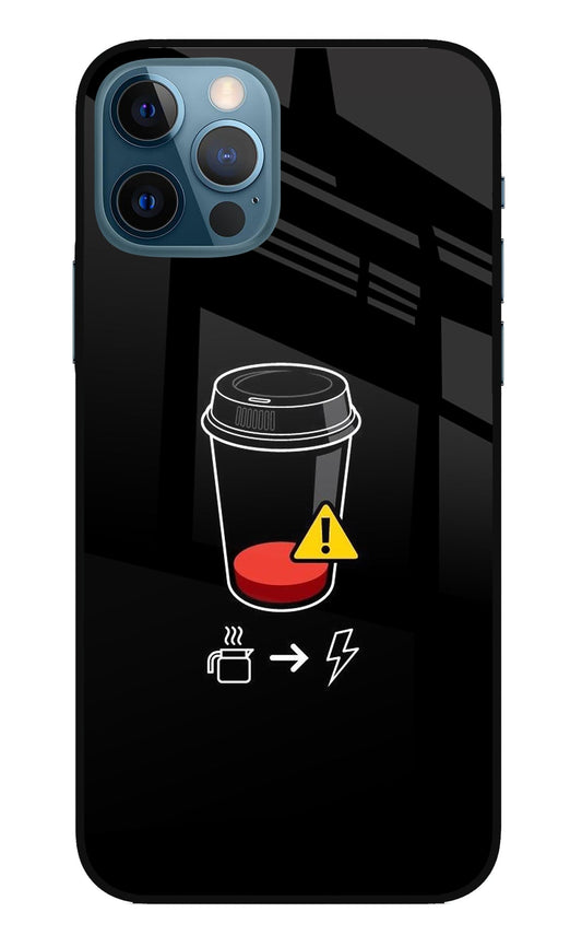 Coffee iPhone 12 Pro Glass Case