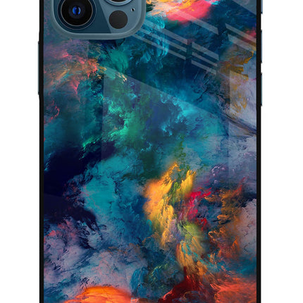 Artwork Paint iPhone 12 Pro Glass Case