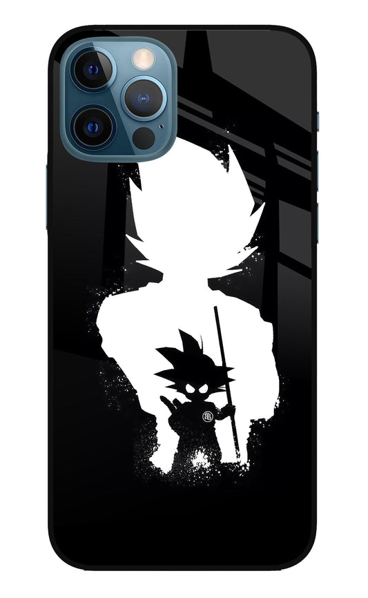 Goku Shadow iPhone 12 Pro Glass Case