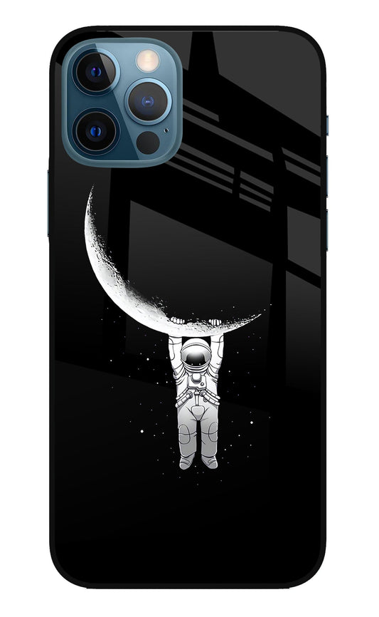 Moon Space iPhone 12 Pro Glass Case