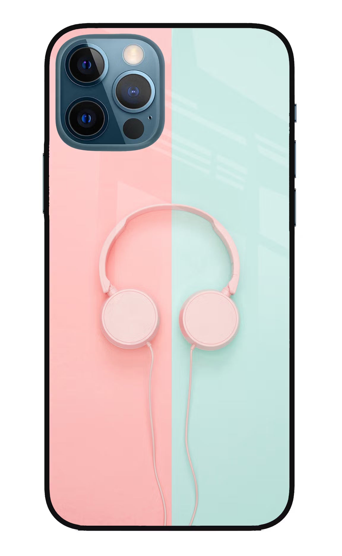 Music Lover iPhone 12 Pro Glass Case Back Cover by Casekaro