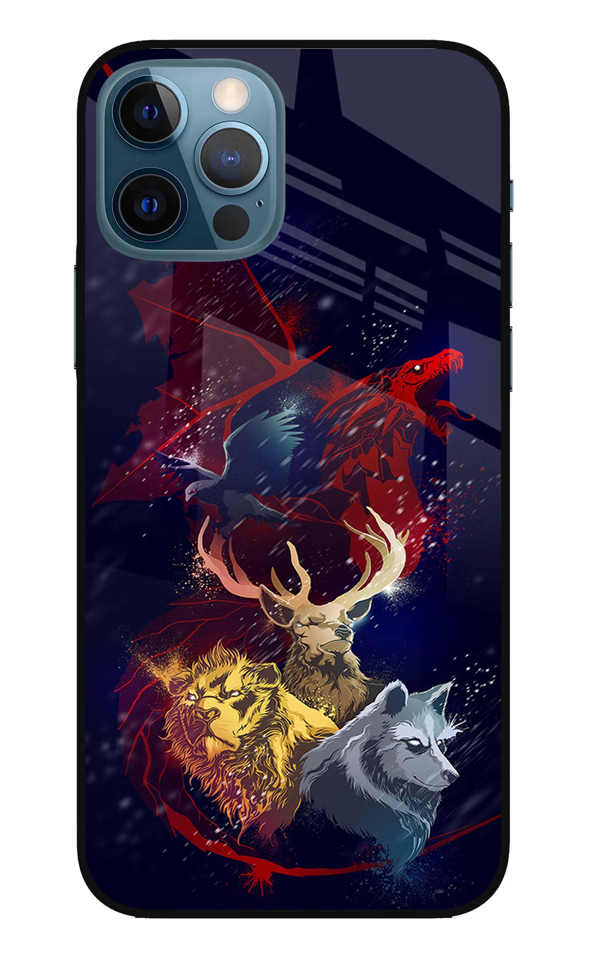 Game Of Thrones iPhone 12 Pro Glass Case Back Cover by Casekaro