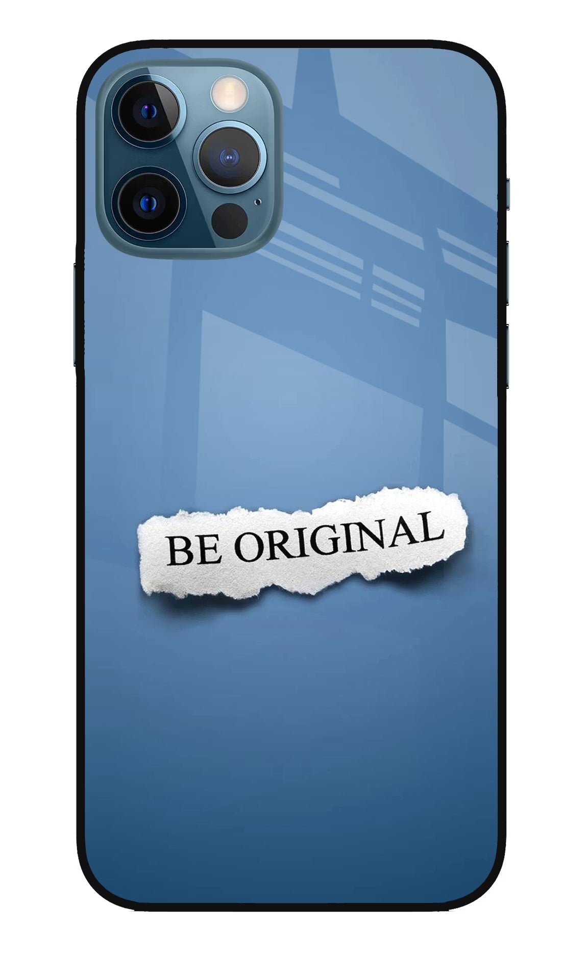 Be Original iPhone 12 Pro Glass Case Back Cover by Casekaro