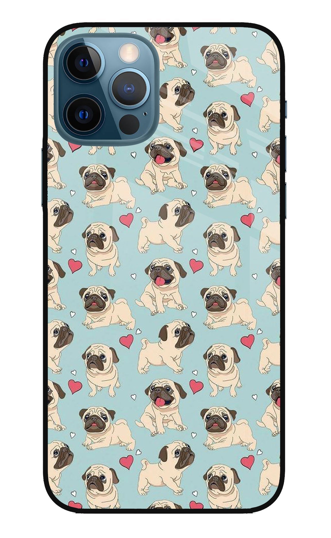 Pug Dog iPhone 12 Pro Back Cover