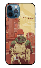 Adventurous iPhone 12 Pro Glass Case Back Cover by Casekaro