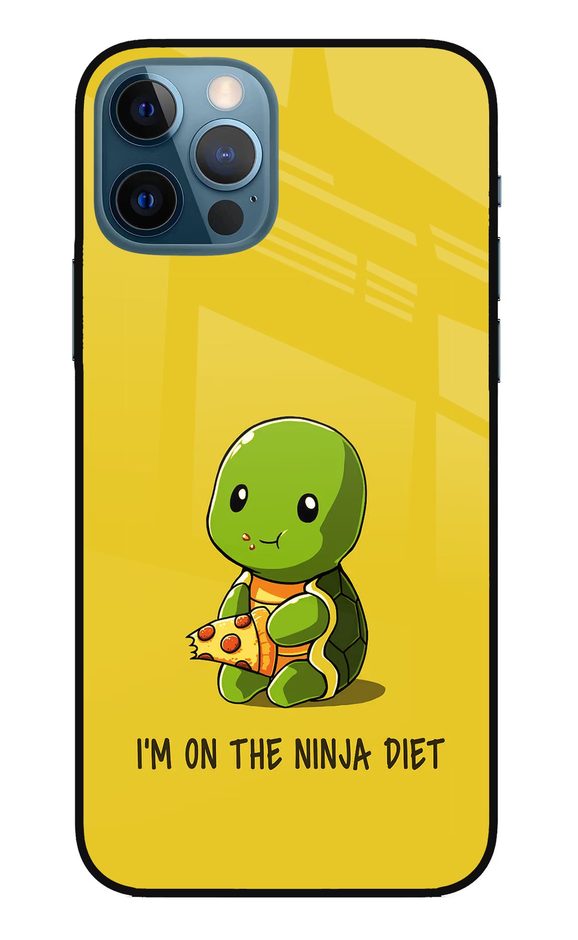 I'm on Ninja Diet iPhone 12 Pro Glass Case Back Cover by Casekaro