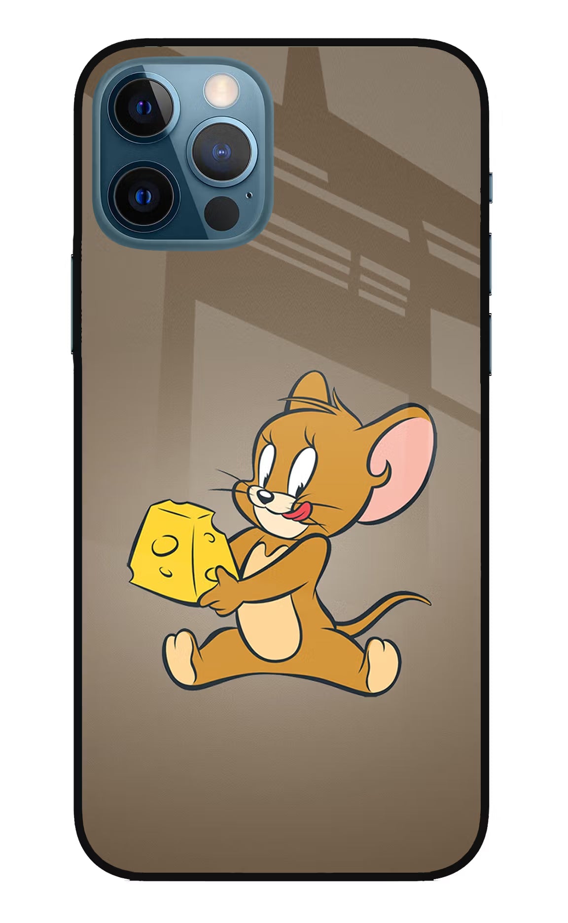 Jerry iPhone 12 Pro Glass Case Back Cover by Casekaro