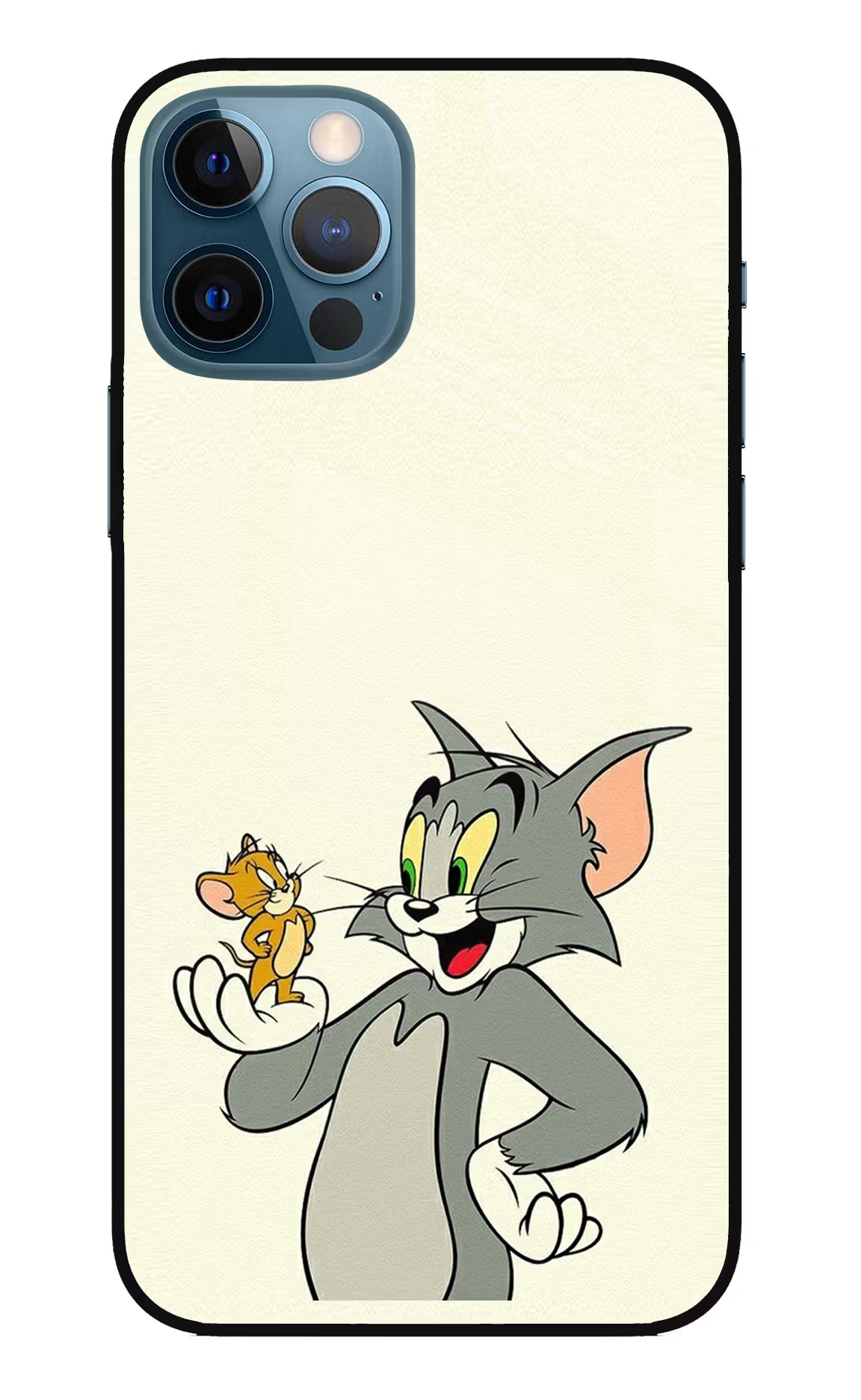 Tom & Jerry iPhone 12 Pro Glass Case Back Cover by Casekaro