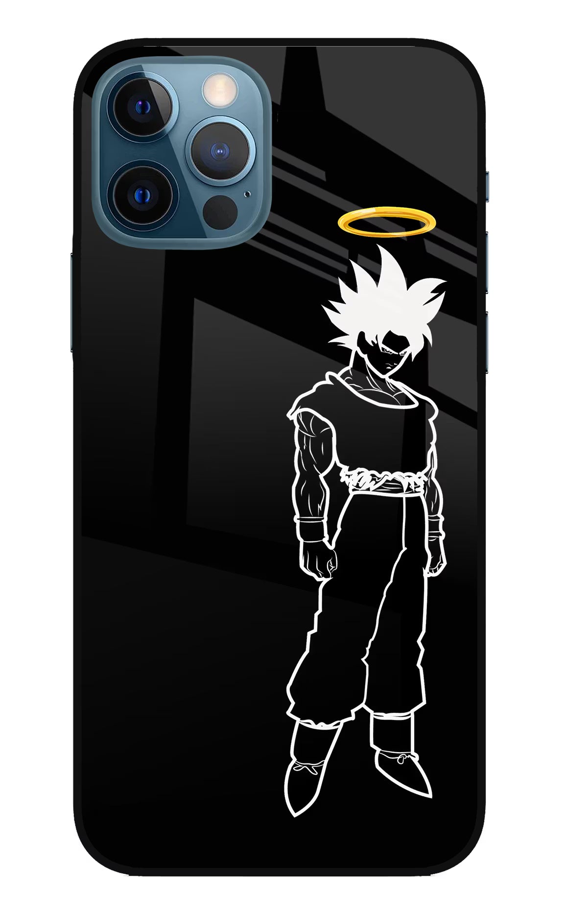 DBS Character iPhone 12 Pro Glass Case Back Cover by Casekaro