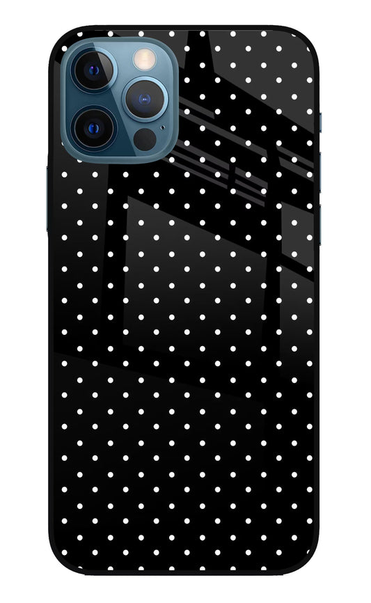 White Dots iPhone 12 Pro Glass Case
