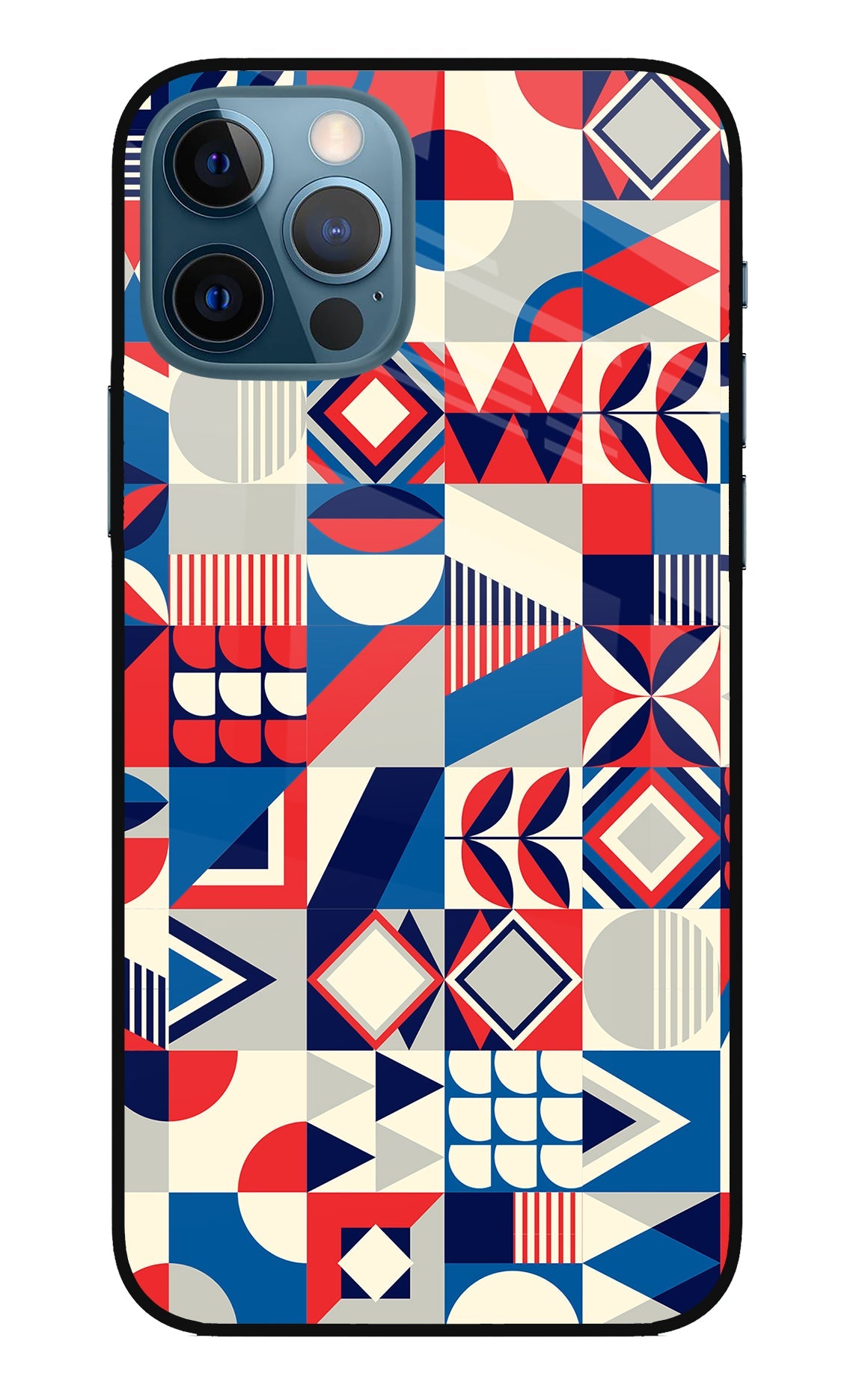 Colorful Pattern iPhone 12 Pro Back Cover