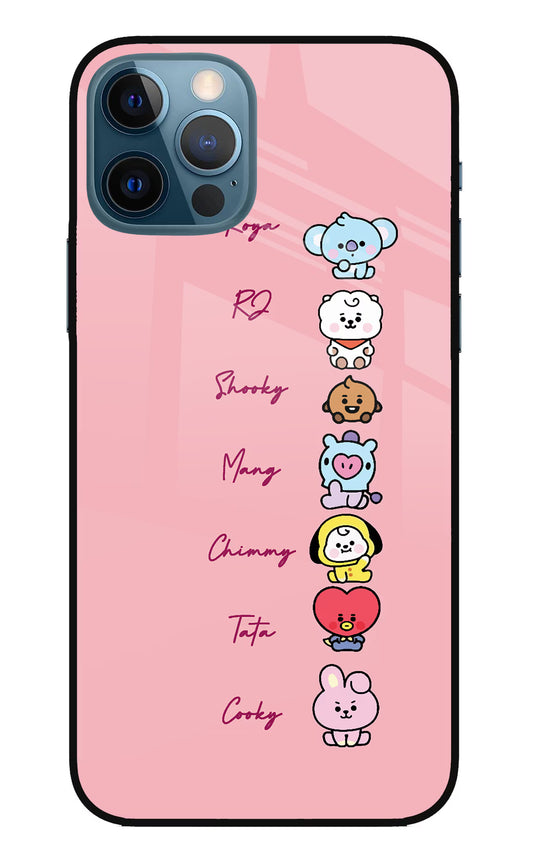 BTS names iPhone 12 Pro Glass Case