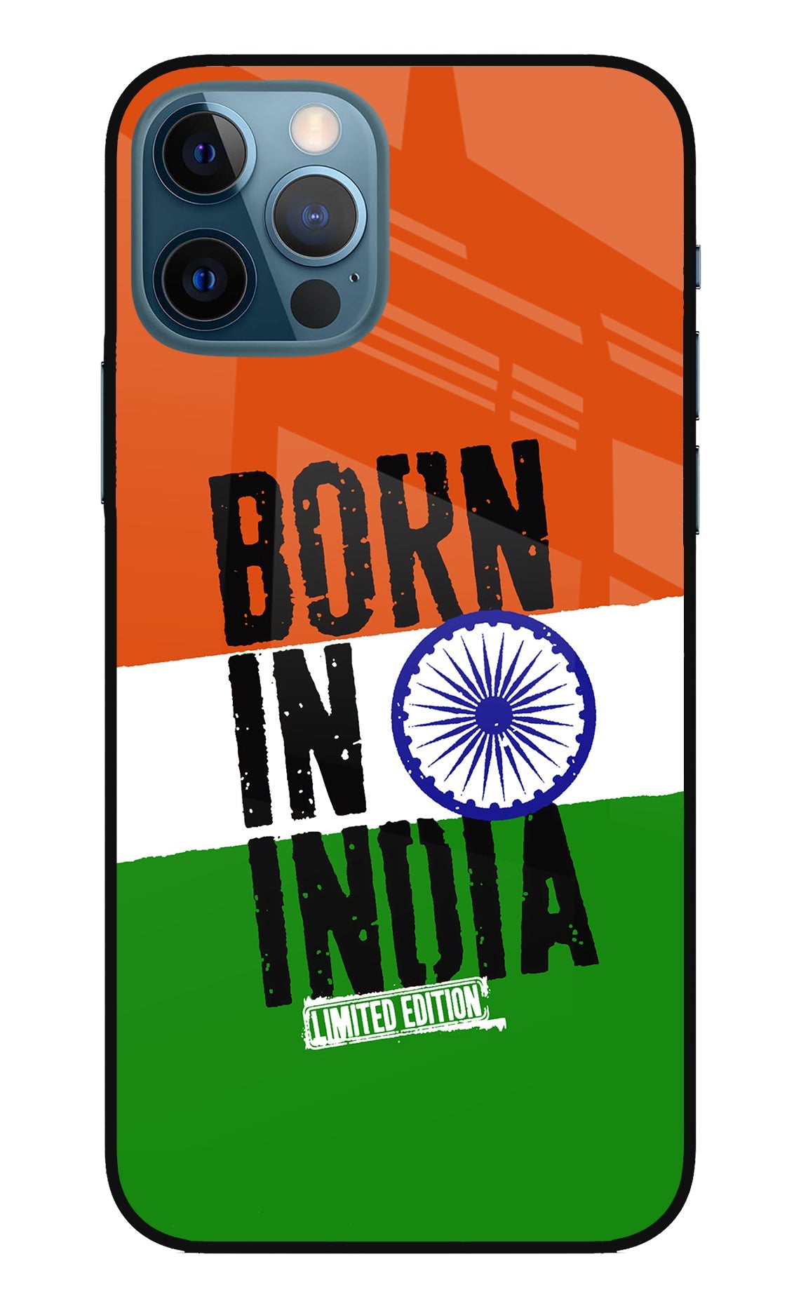 Born in India iPhone 12 Pro Glass Case