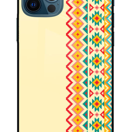 Ethnic Seamless iPhone 12 Pro Glass Case