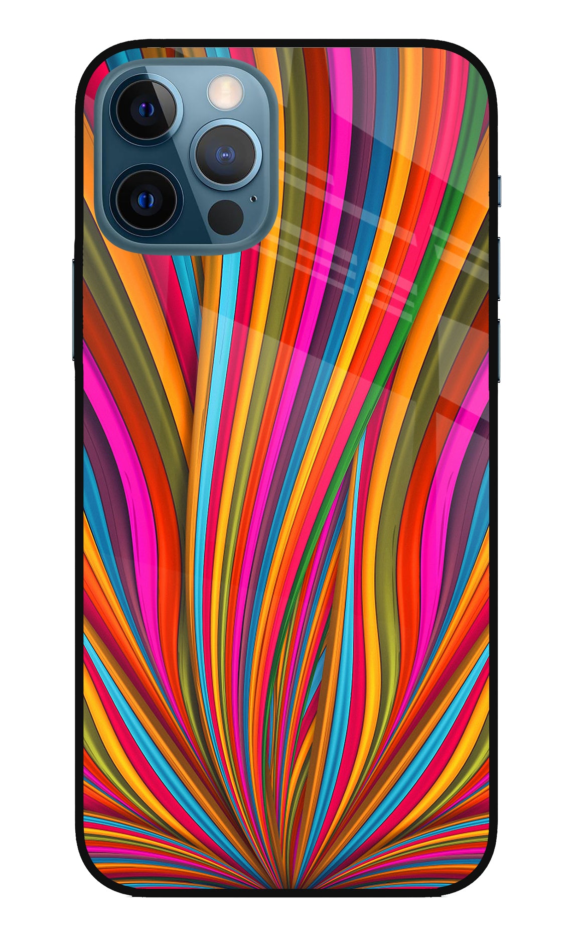 Trippy Wavy iPhone 12 Pro Back Cover