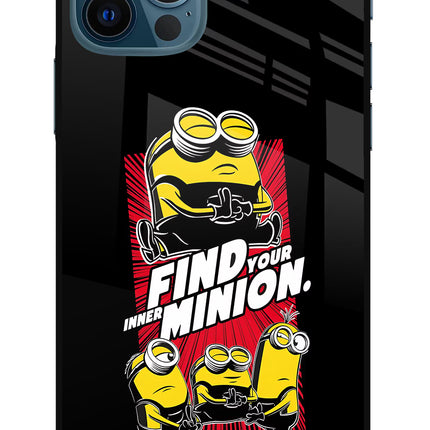 Find your inner Minion iPhone 12 Pro Glass Case