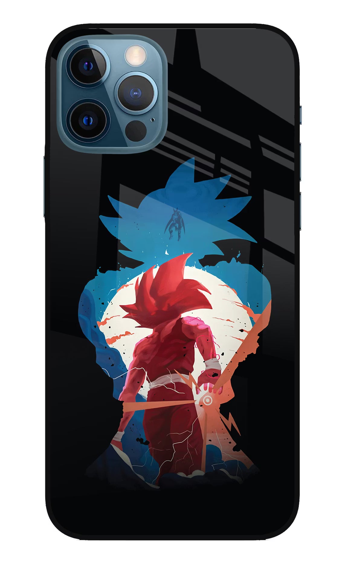 Goku iPhone 12 Pro Glass Case Back Cover by Casekaro