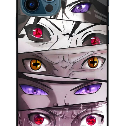 Naruto Anime iPhone 12 Pro Glass Case Back Cover by Casekaro