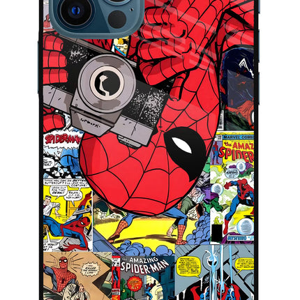 Spider Man iPhone 12 Pro Glass Case
