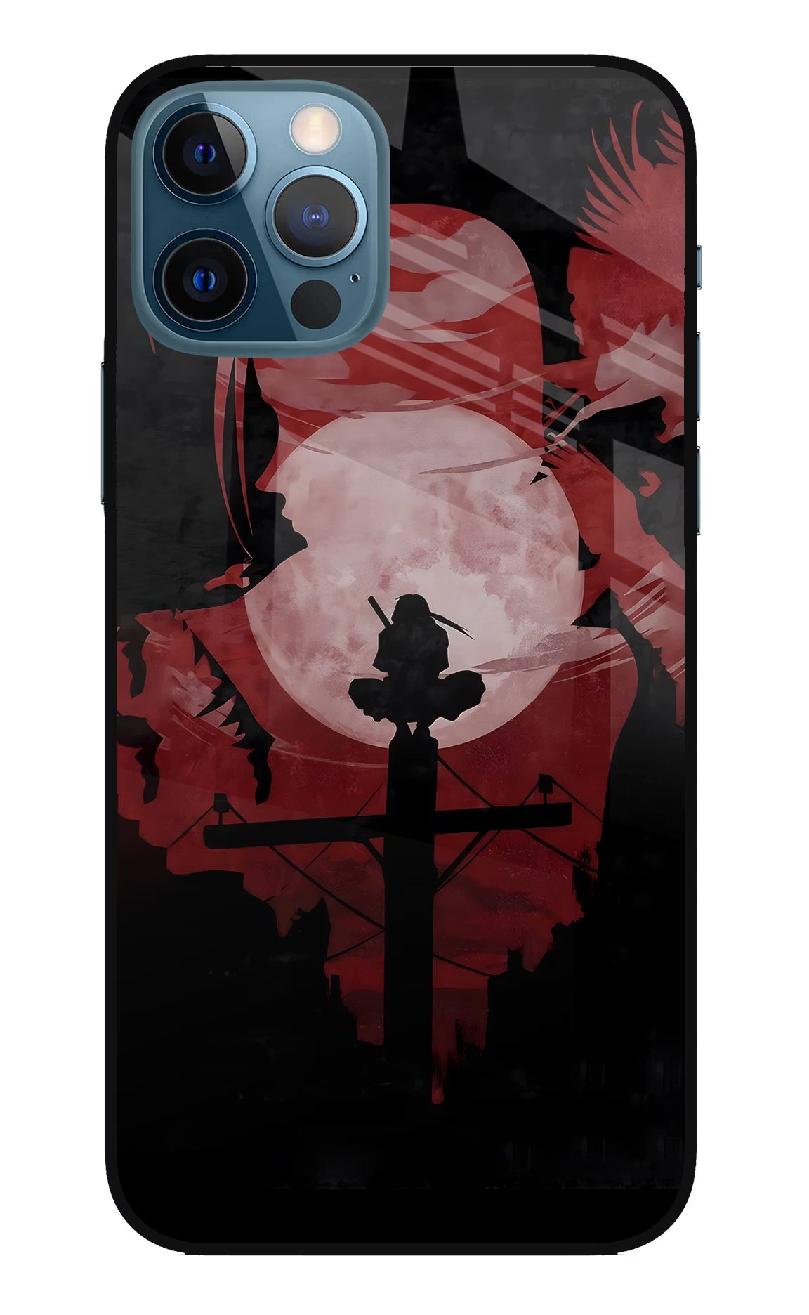 Naruto Anime iPhone 12 Pro Glass Case Back Cover by Casekaro