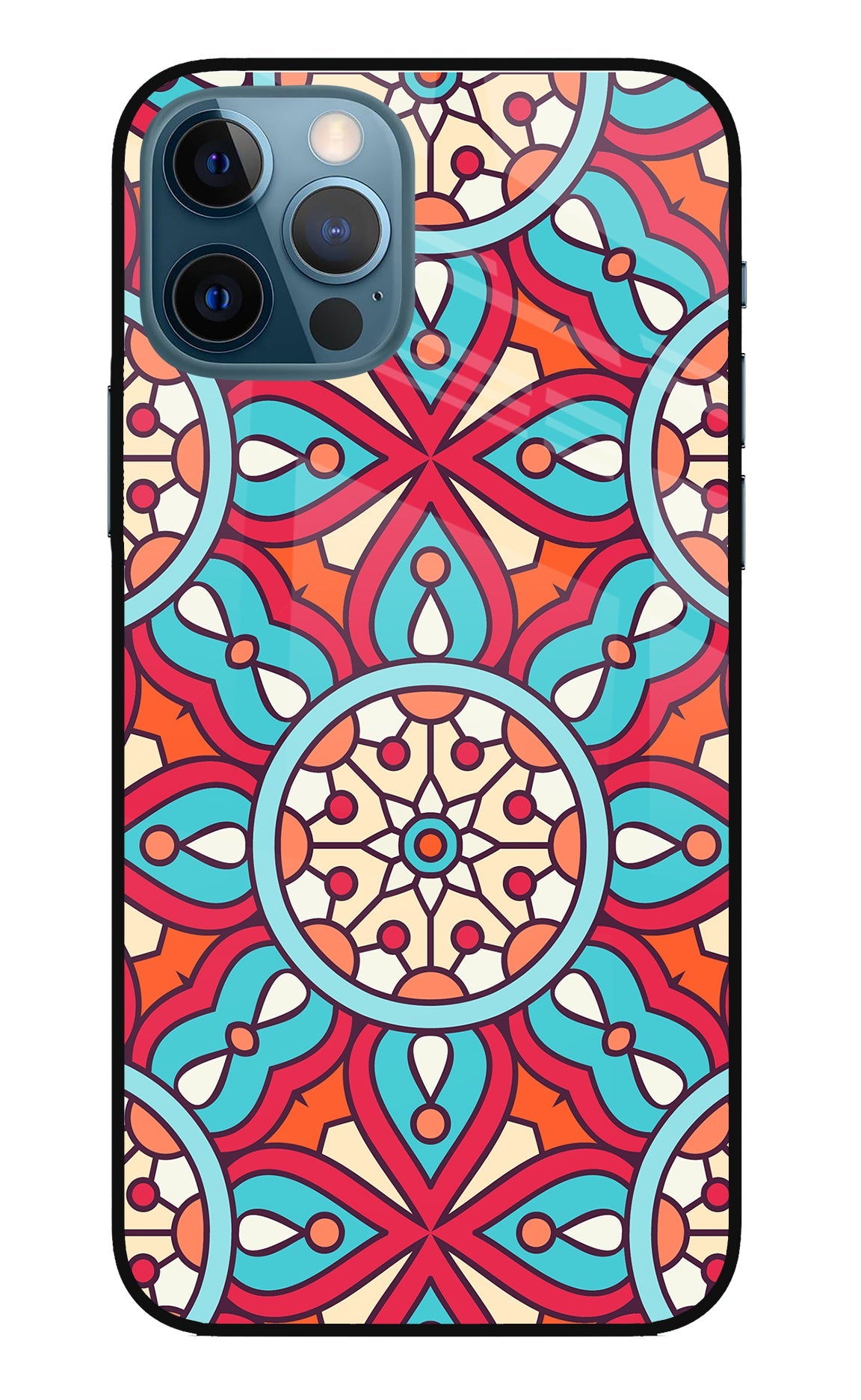 Mandala Geometric iPhone 12 Pro Back Cover