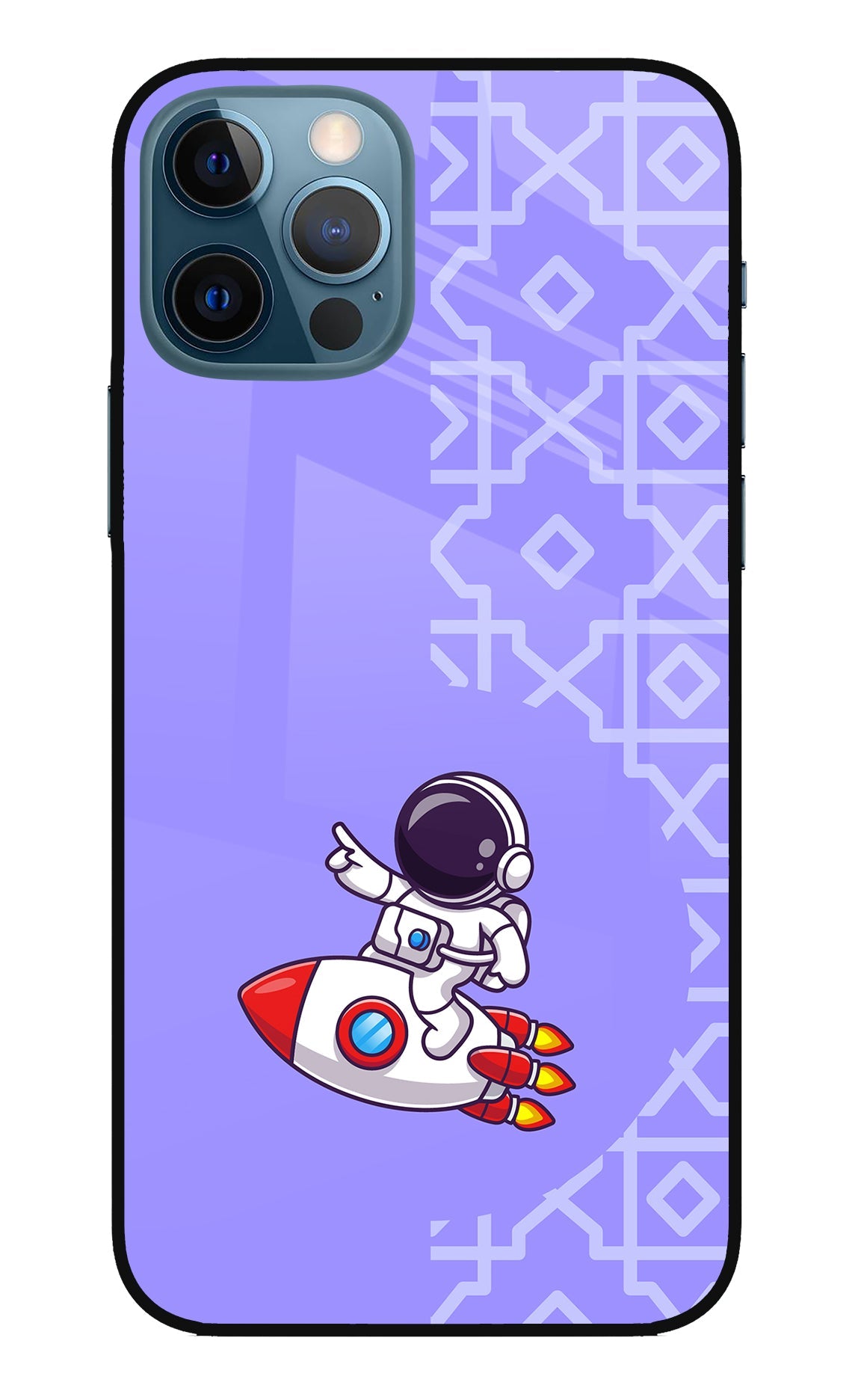 Cute Astronaut iPhone 12 Pro Back Cover