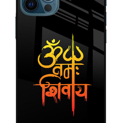 Om Namah Shivay iPhone 12 Pro Glass Case