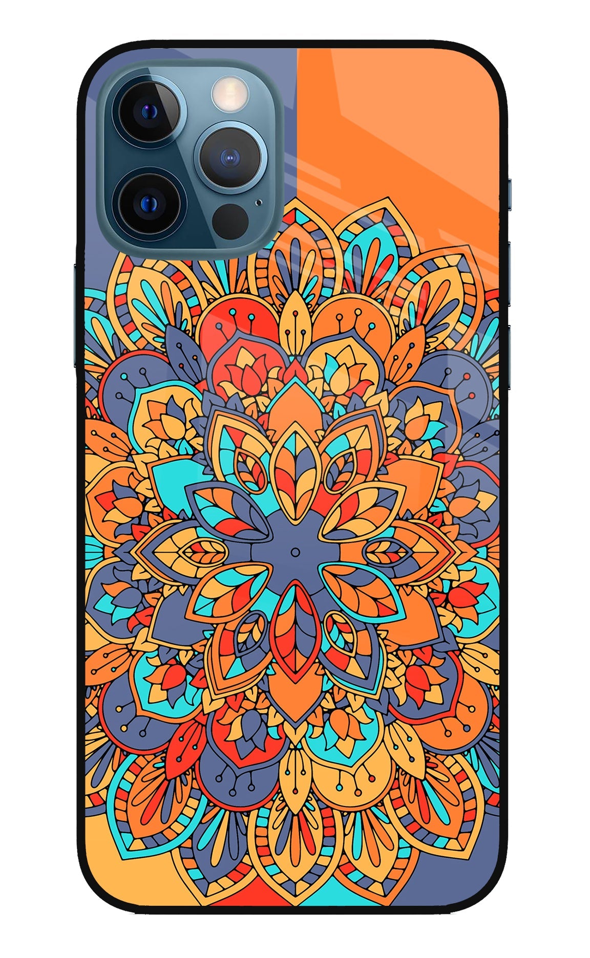 Color Mandala iPhone 12 Pro Back Cover