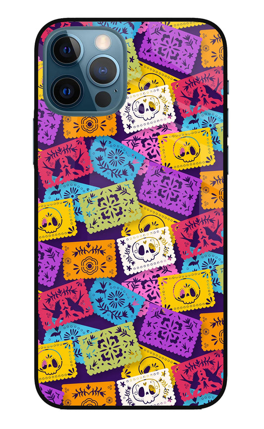 Mexican Pattern iPhone 12 Pro Glass Case