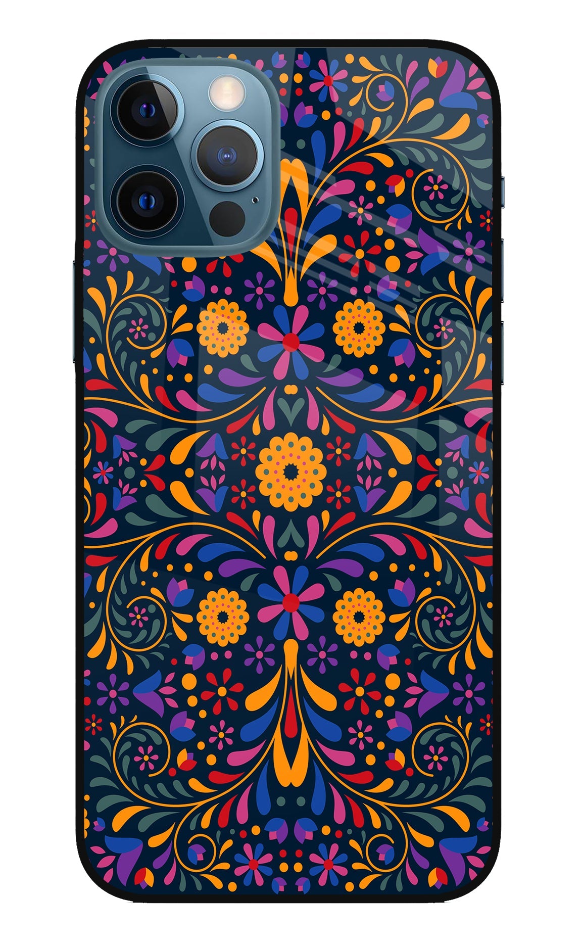 Mexican Art iPhone 12 Pro Glass Case