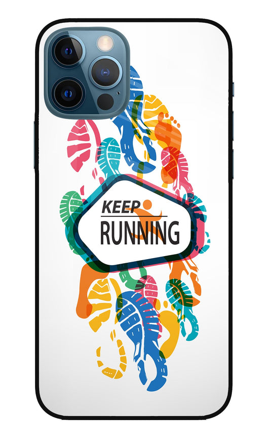 Keep Running iPhone 12 Pro Glass Case