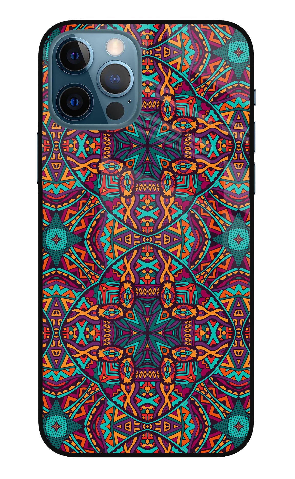 Colour Mandala iPhone 12 Pro Back Cover