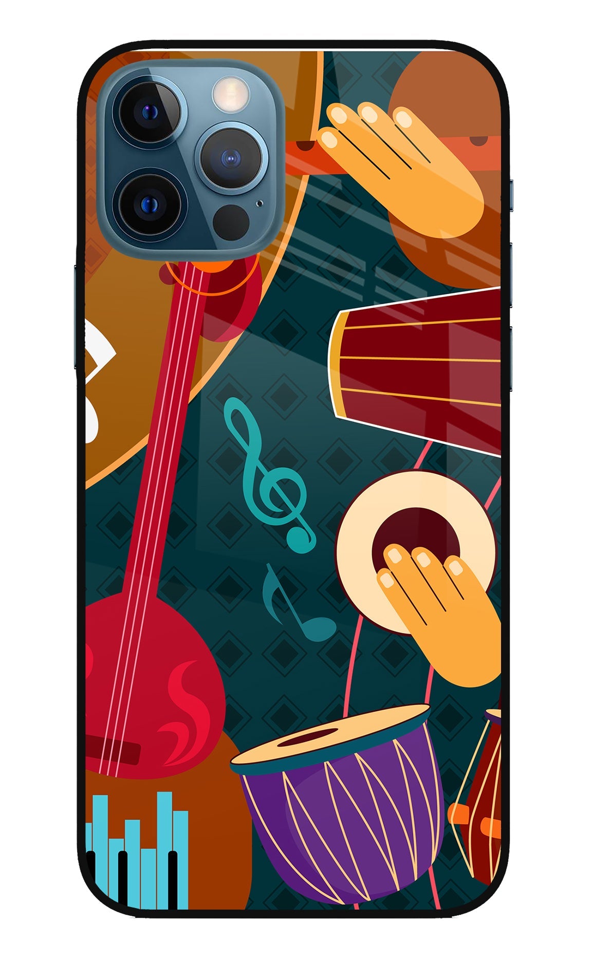 Music Instrument iPhone 12 Pro Back Cover