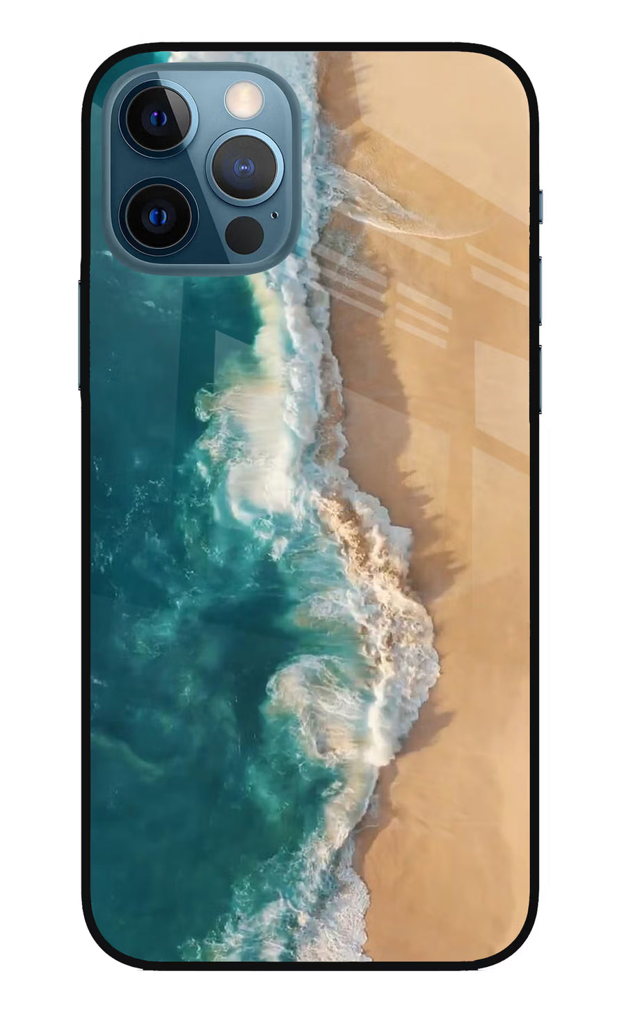 Ocean Beach iPhone 12 Pro Back Cover, Metal case